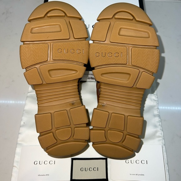 Gucci kids suede moca pelle S gomma size 33 - Picture 7 of 7